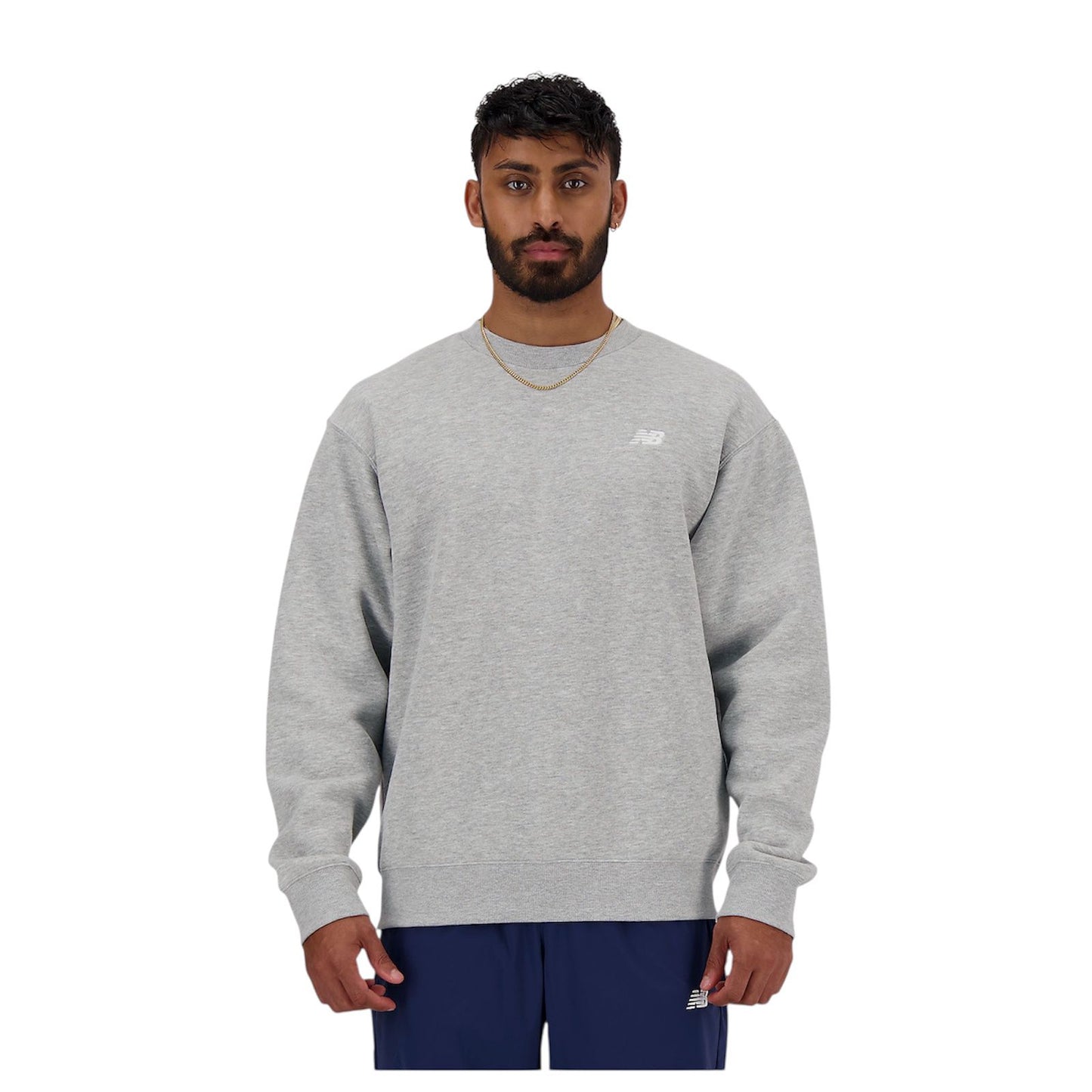 Felpa New Balance girocollo Grey - Felpe - New Balance