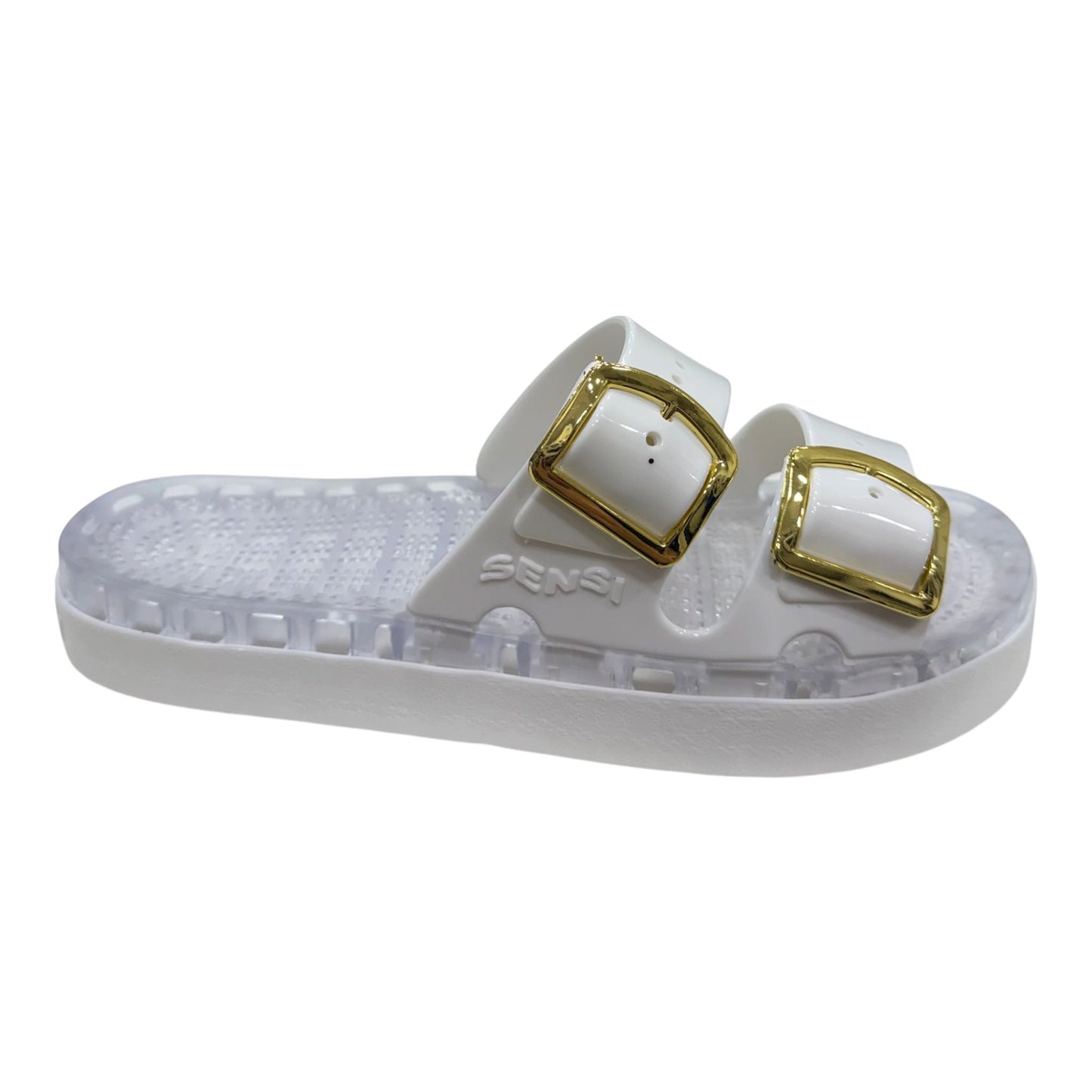 Pantofole Sensi La Jolla Sofia Platform Bianco - pantofole - Sensi