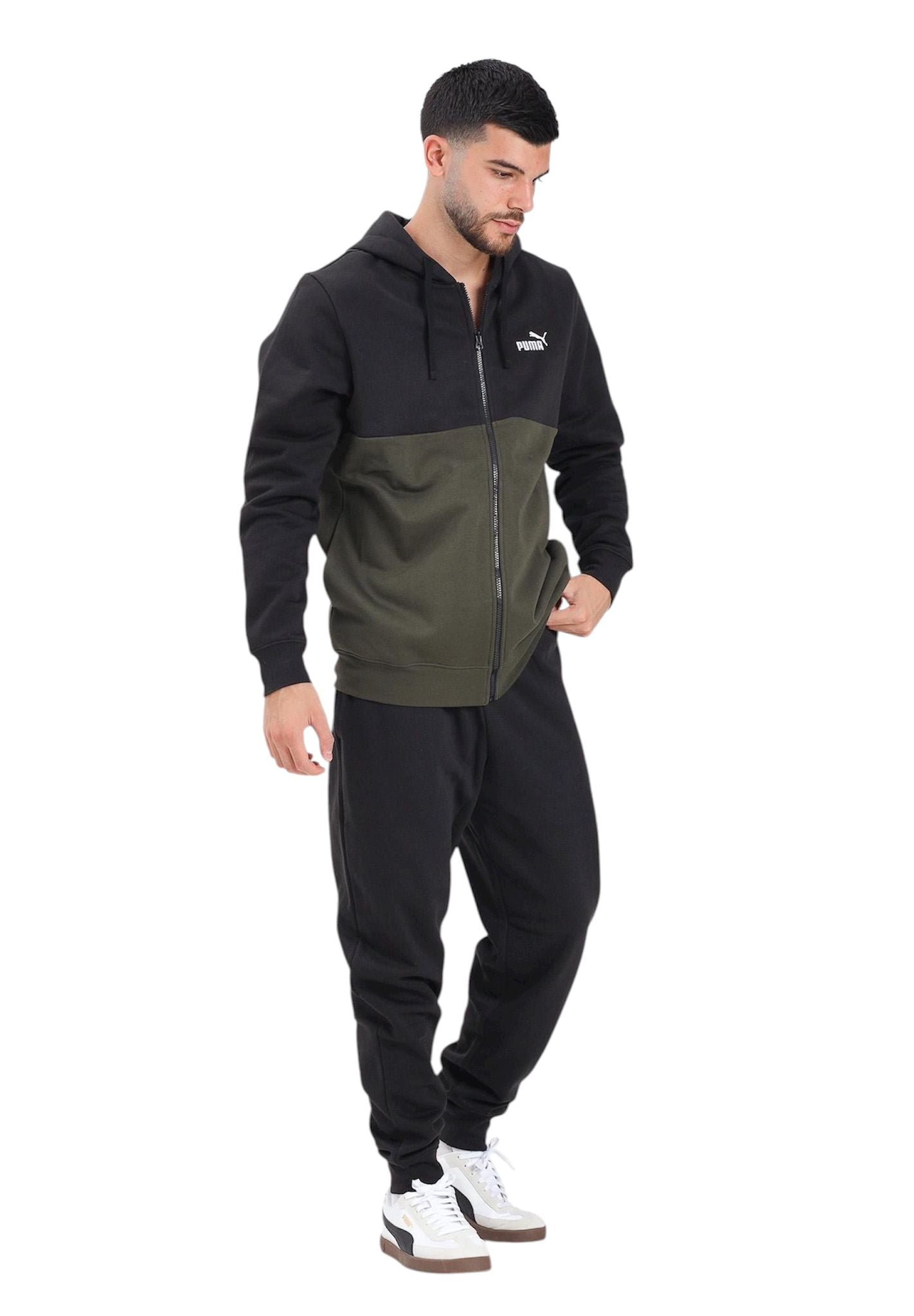 Tuta Puma ESS Sweat Suit FL Black Olive - - puma