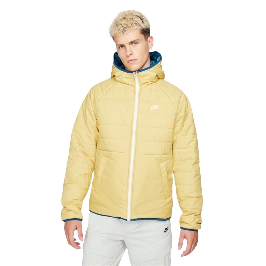 Giubbotto Nike Celeste Giallo Reversibile - Giacche - Nike