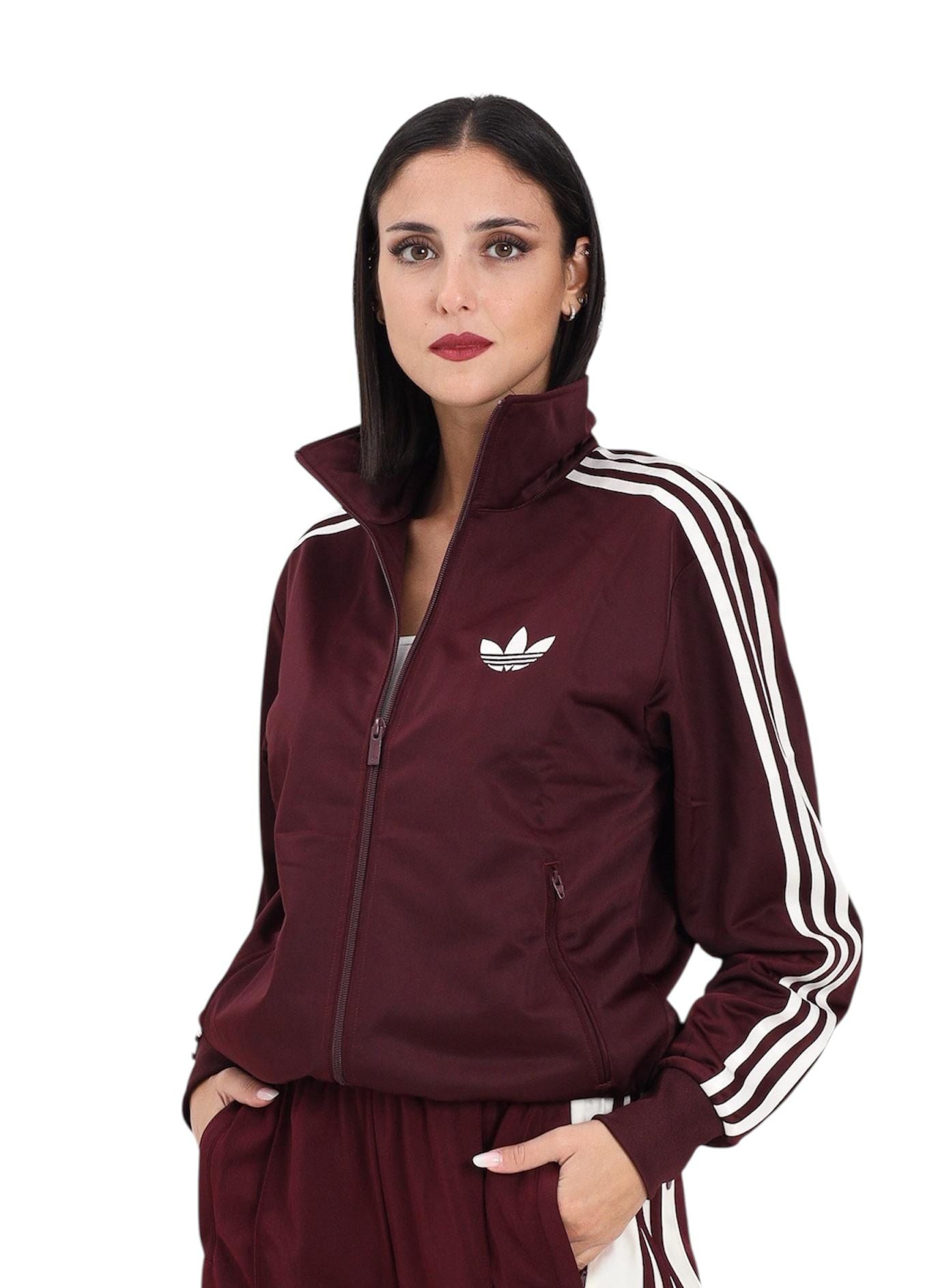Tuta adidas adicolor Classic Firebird bordeaux - Felpe - adidas