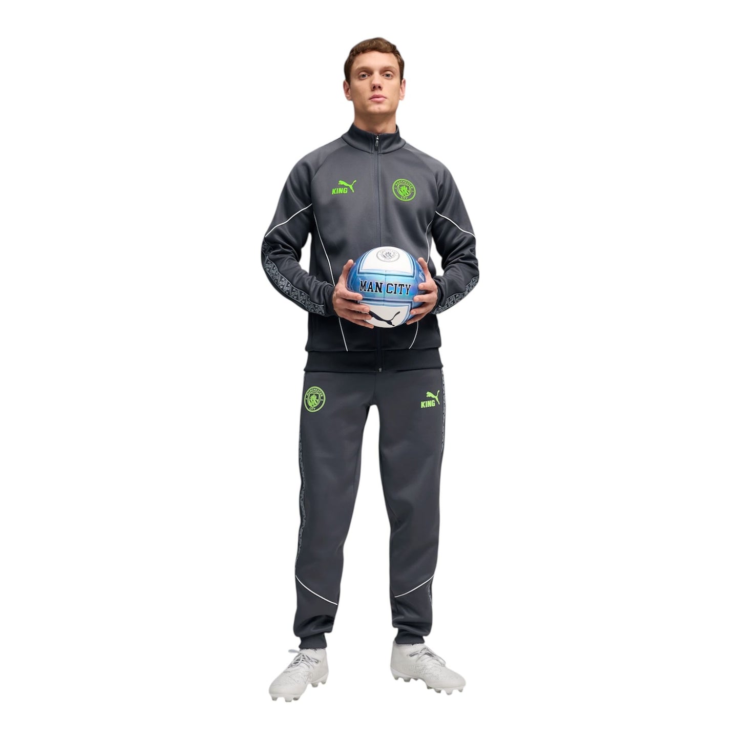 Tuta Manchester City Grigio lime - Tute - puma