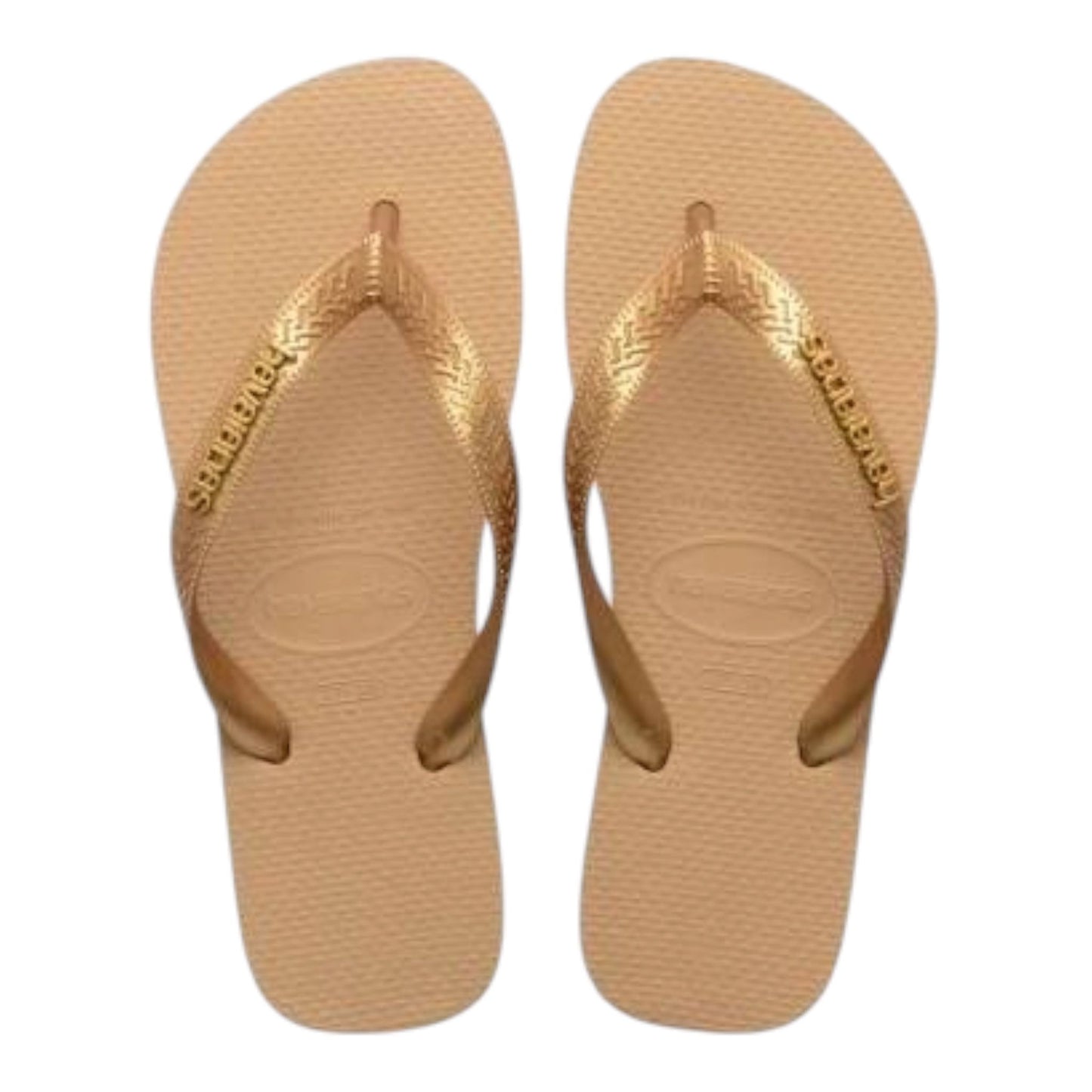 Havaianas TOP logo metalic golden - Infradito - Havaianas