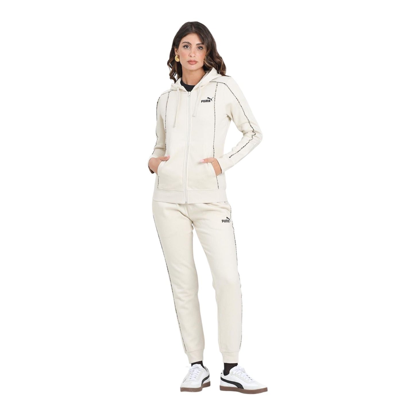 Tuta Puma ESS ANIMAL FZ HOODie Beige leopard - Tute - puma