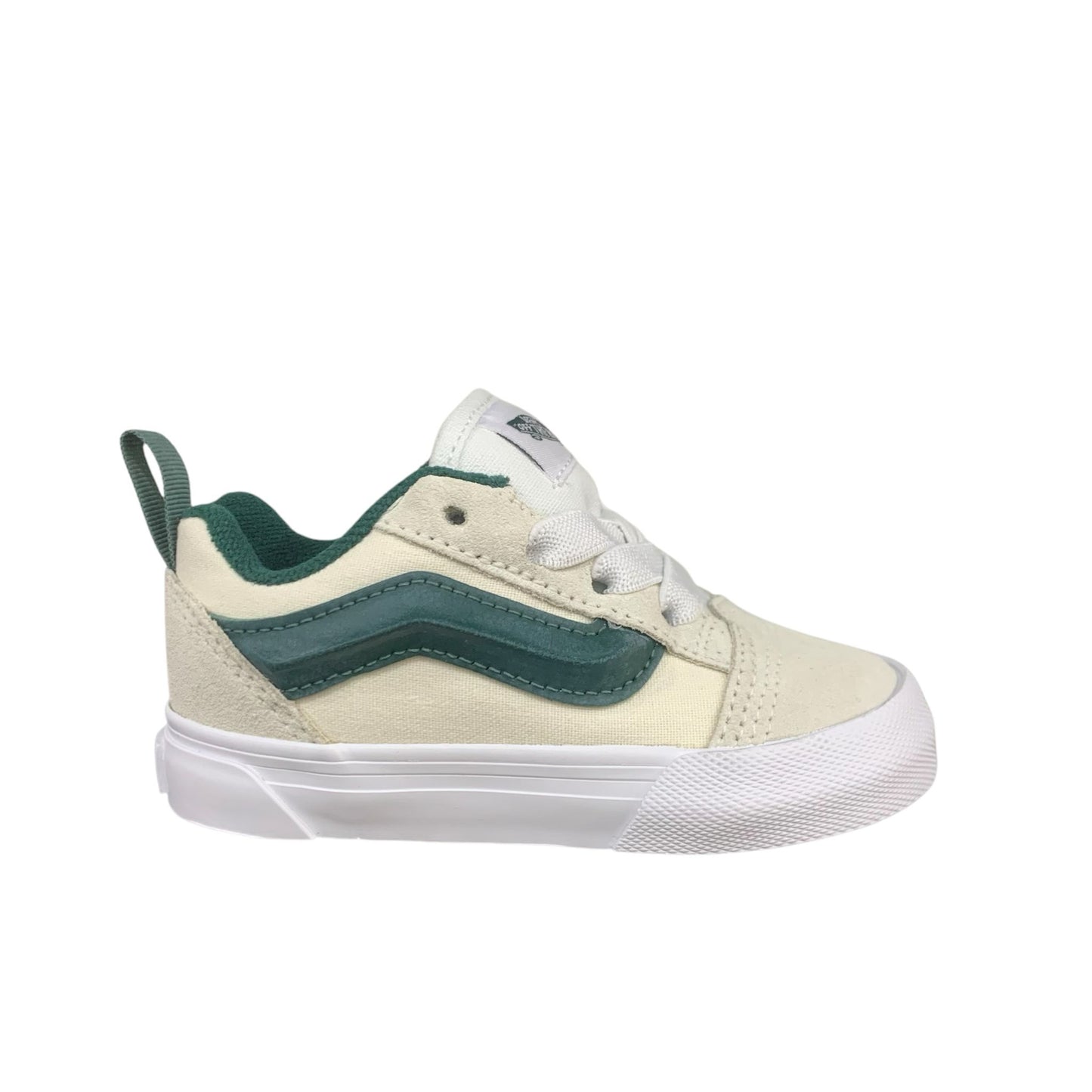 Scarpe Bambini Vans Knu Skool Elastic Off White Green - Scarpe - Vans
