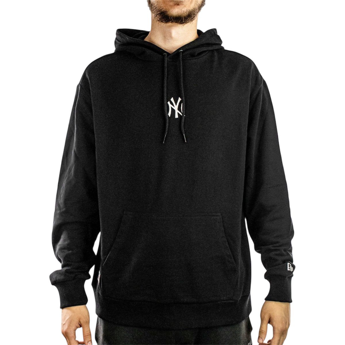 Felpa New Era NY Yankees nera cotone garzato con cappuccio - Felpe - New Era