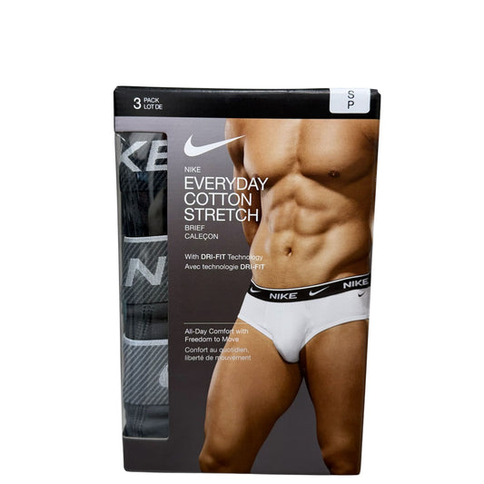 Slip Nike HIP BRIEF 3PK grigio nero Multicolore - slip - Nike