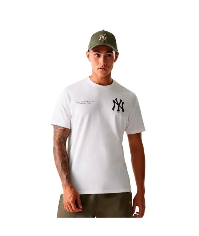 T shirt New era New York Yankees  White - T-Shirt e Polo - New Era