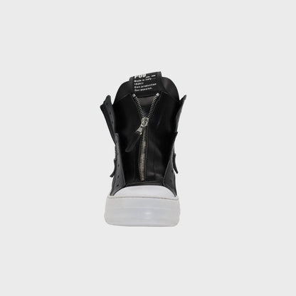 Scarpe F09 mod Rick Nero suola bianca