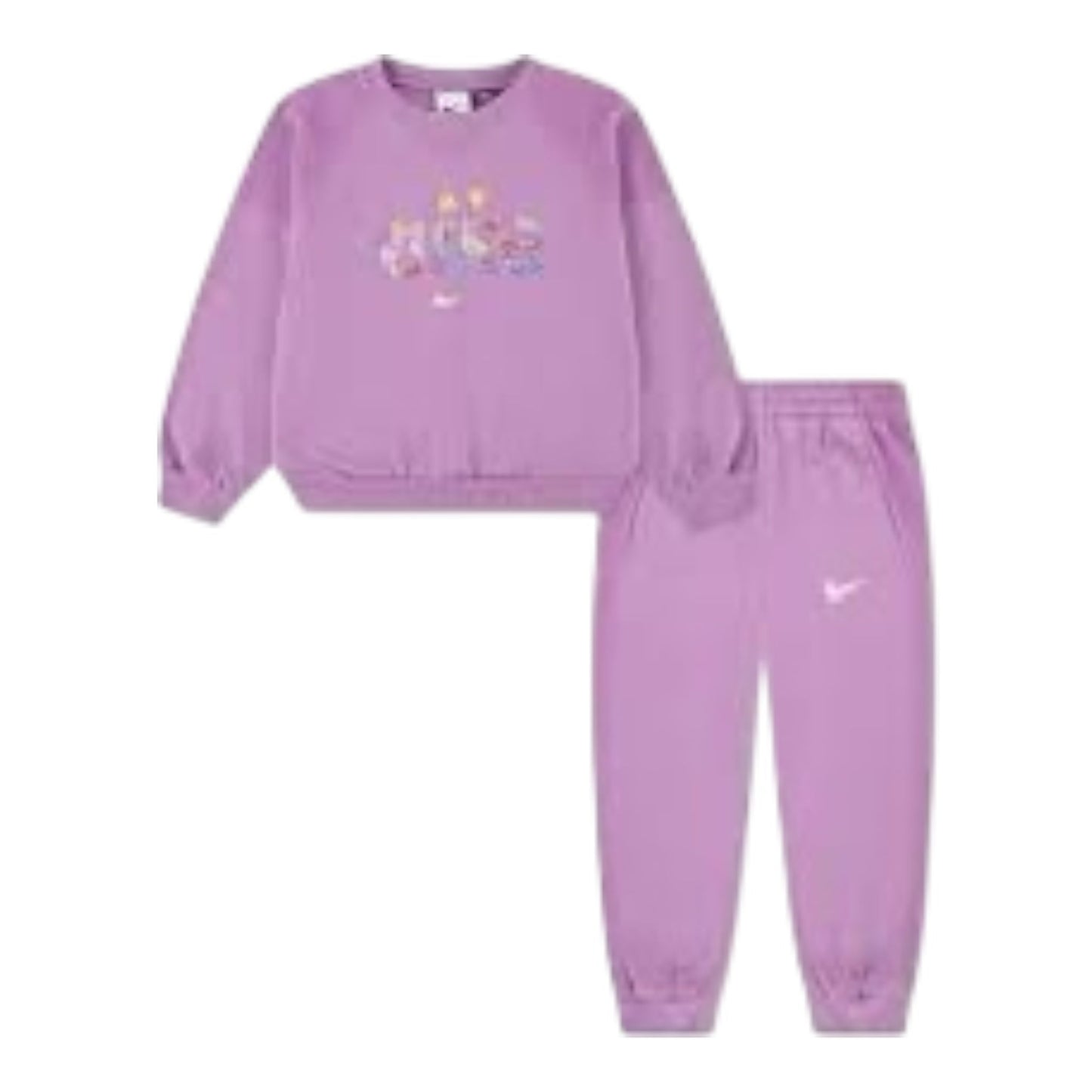 tuta Nike Crew Set rosa da 3 a 7 anni - Tute - Nike