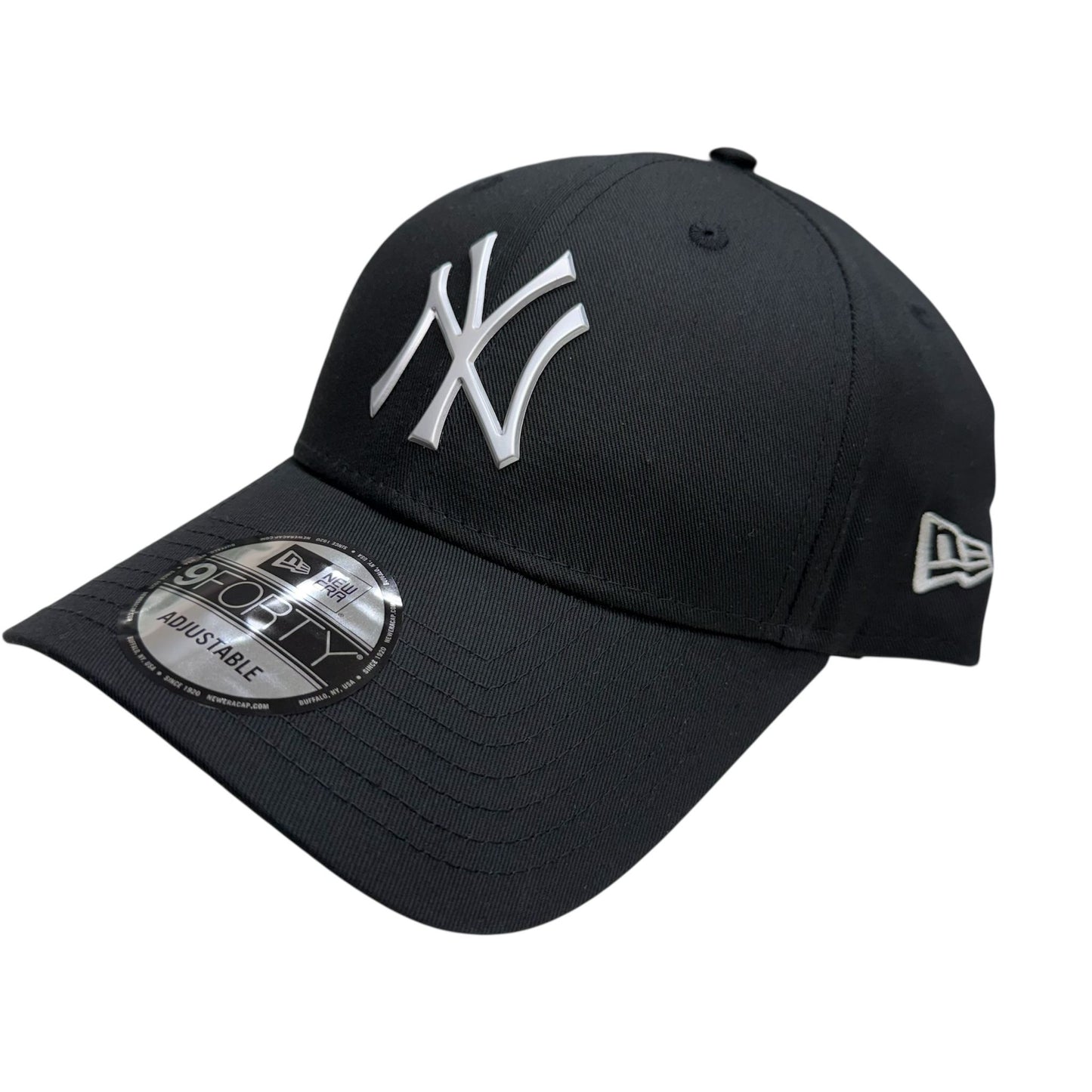 Cappello New Era Metallic logo Black Silver - Cappelli - New Era