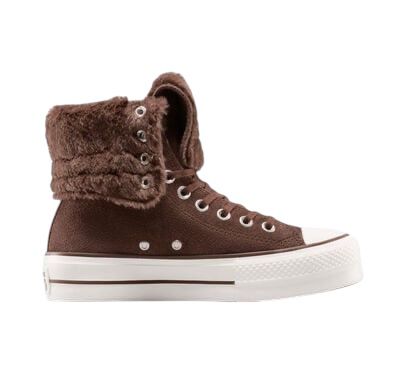 Converse  CTAS FOLD OVER LIFT X-HI con pelliccia - Scarpe - CONVERSE