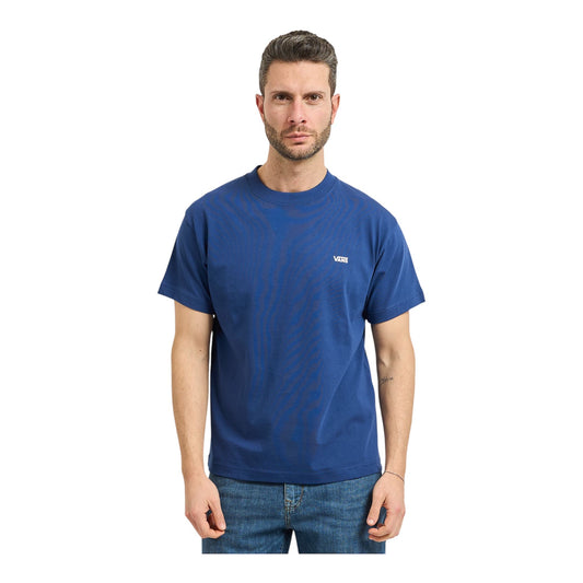 T shirt Vans left chest logo piccolo blu - T-Shirt e Polo - Vans