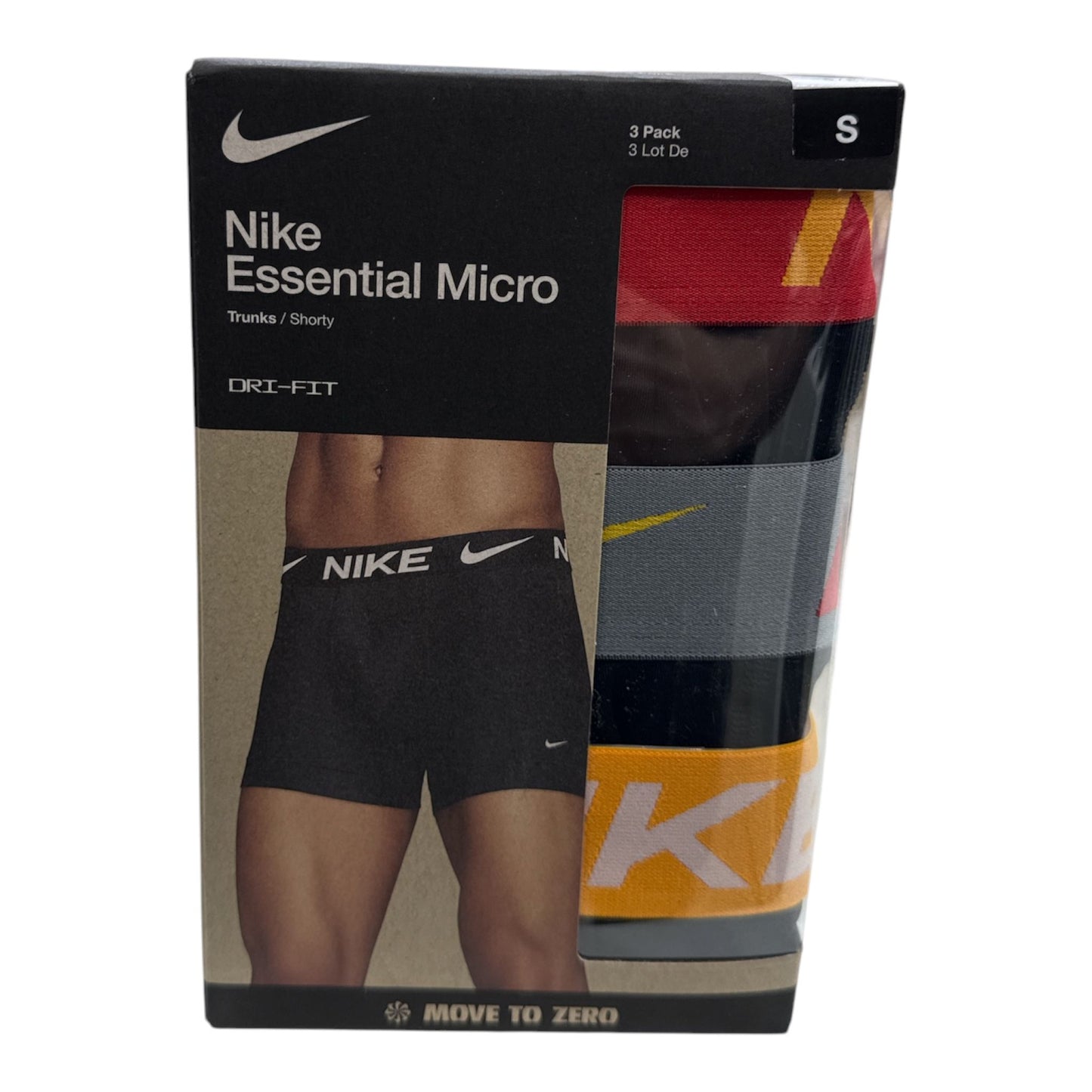 Boxer Nike TRUNK 3PK nero arancio - boxer - Nike