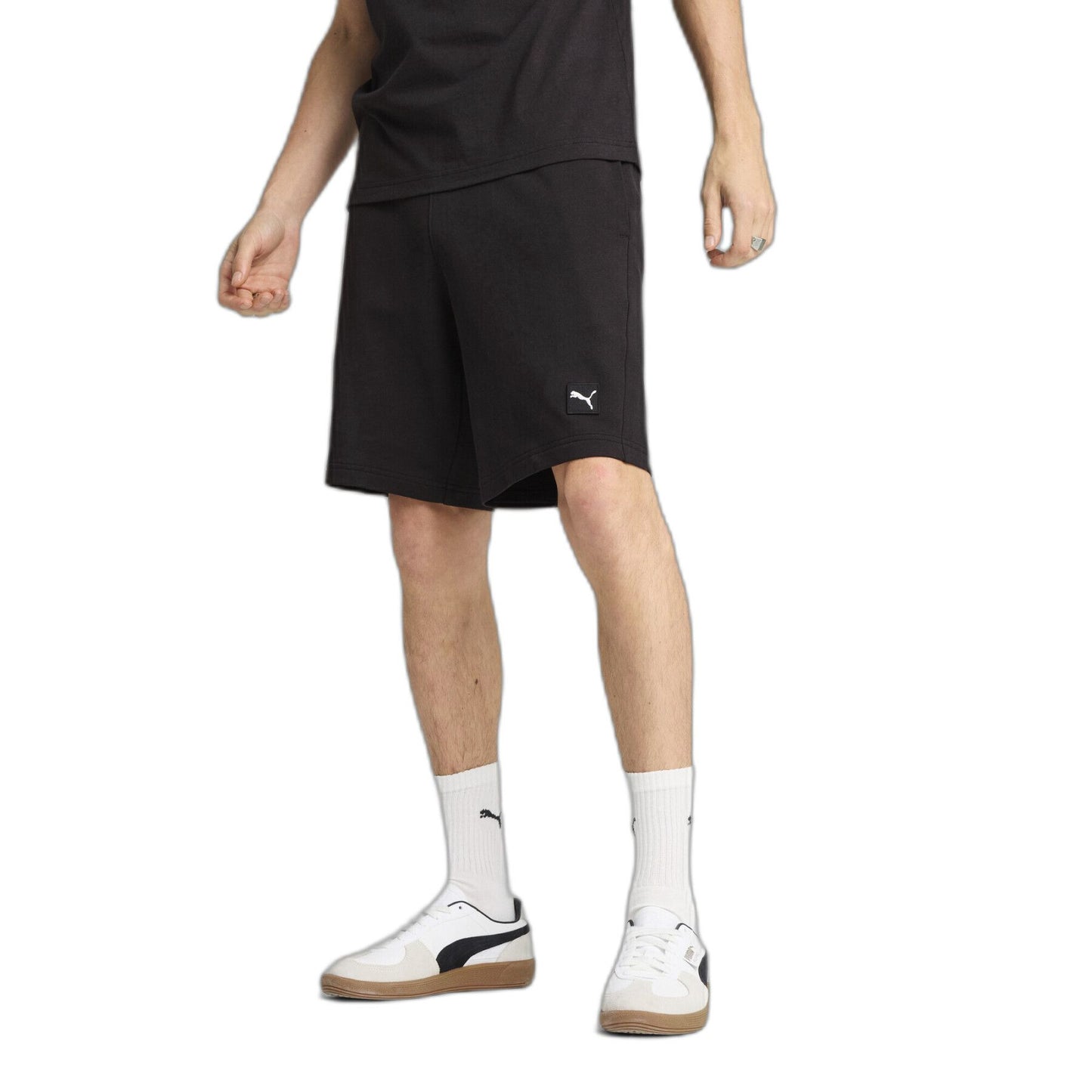 Puma  ESS ELEVATED Shorts black - Pantaloncini - puma
