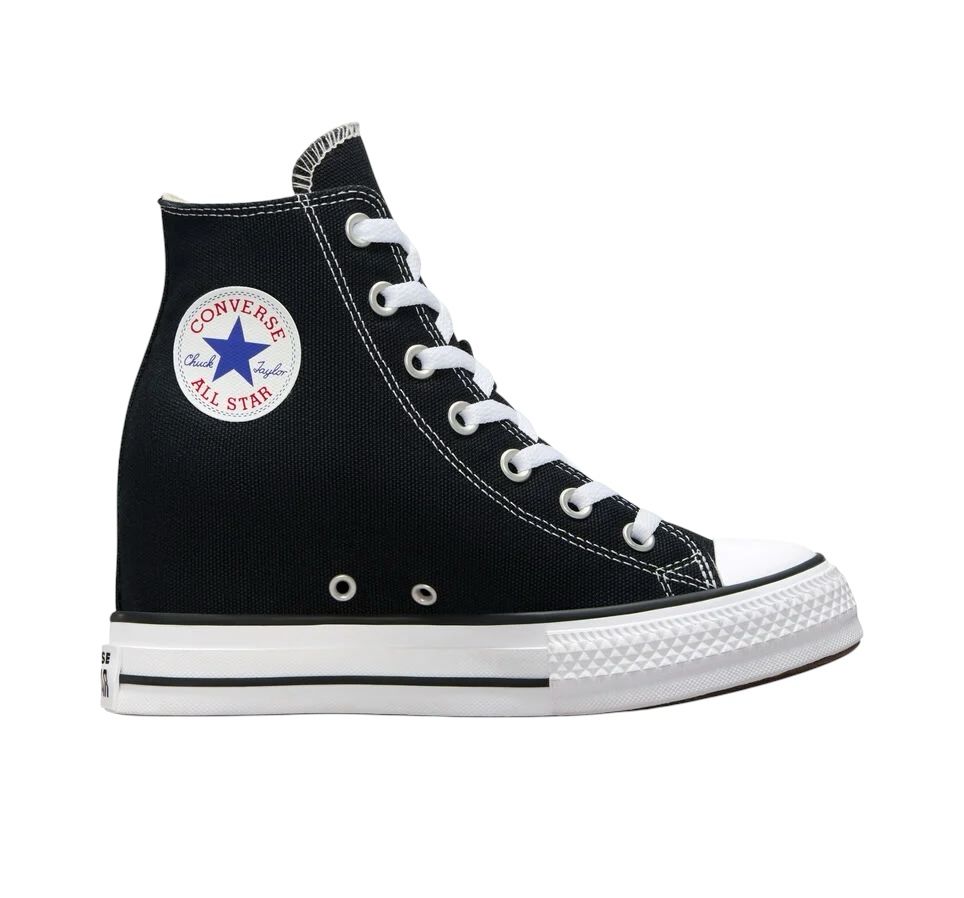 Converse WEDGE HIGH Black  zeppa interna - Scarpe - CONVERSE