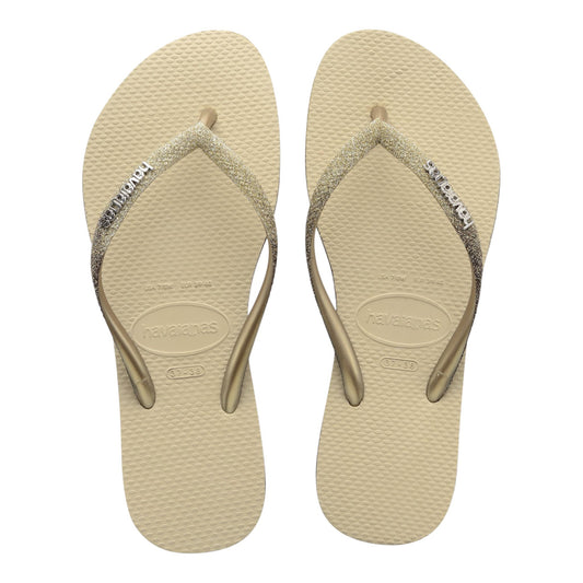 Havaianas Slim Glitter Beige - Infradito - Havaianas