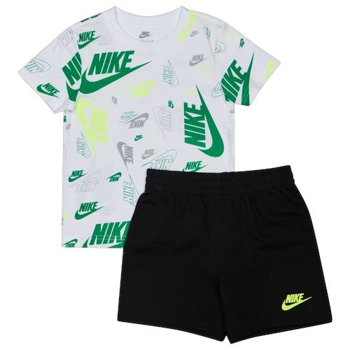 Completino Nike bambino Bianco verde da 12 mesi a 24 mesi - Completi - Nike
