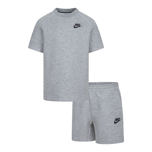Nike TECH FLEECE TEE SHORT SET Grigio - Completi - Nike