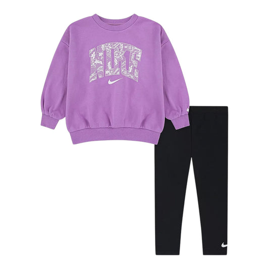 Tuta Nike  NKG CREW LEGGING SET cotonen garzato - Tute - Nike