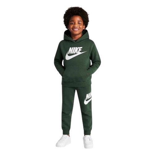 Tuta Nike Bambino 12 a 24 mesi  NKN CLUB FLEECE SET Verde pino - Tute - Nike