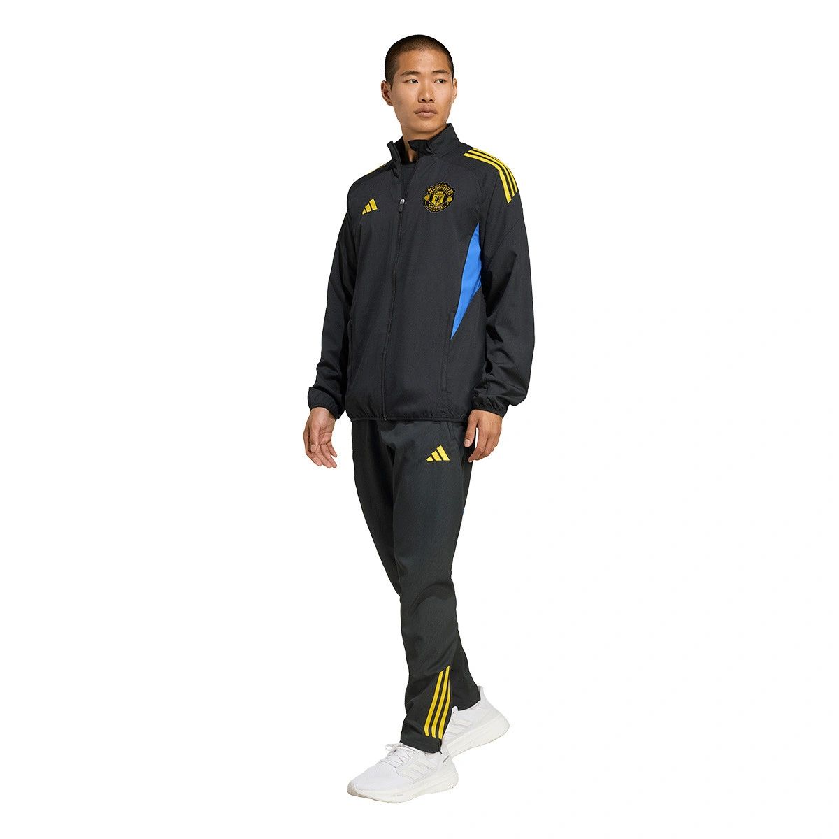 Tuta Manchester United Nero Giallo - Tute - adidas