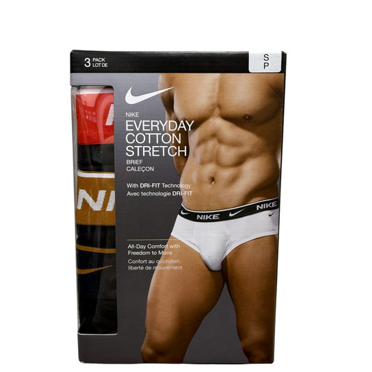 Slip Nike HIP BRIEF 3PK Nero Gold - slip - Nike