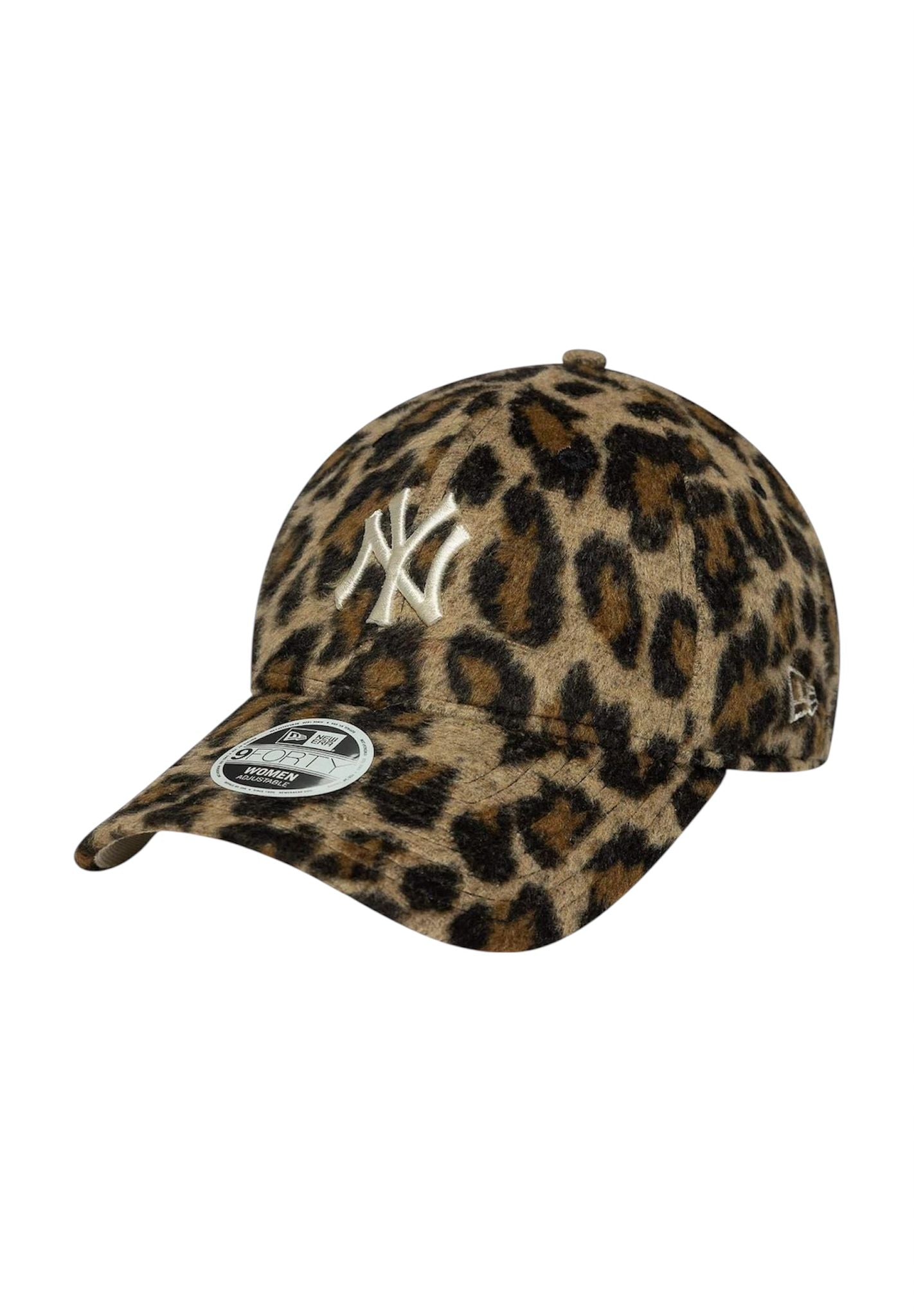 NEW ERA Cappello con visiera 9FORTY New York Yankees MLB Cosy Animal Leopard beige da donna - Cappelli - New Era