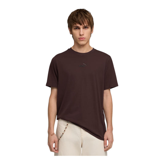 Puma ESS No. 1 Logo tee brown - T-Shirt e Polo - puma