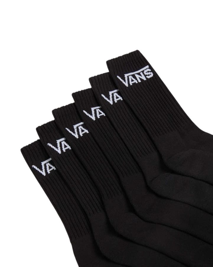 Calzini Vans classic crew black 6 paia - calzino - Vans