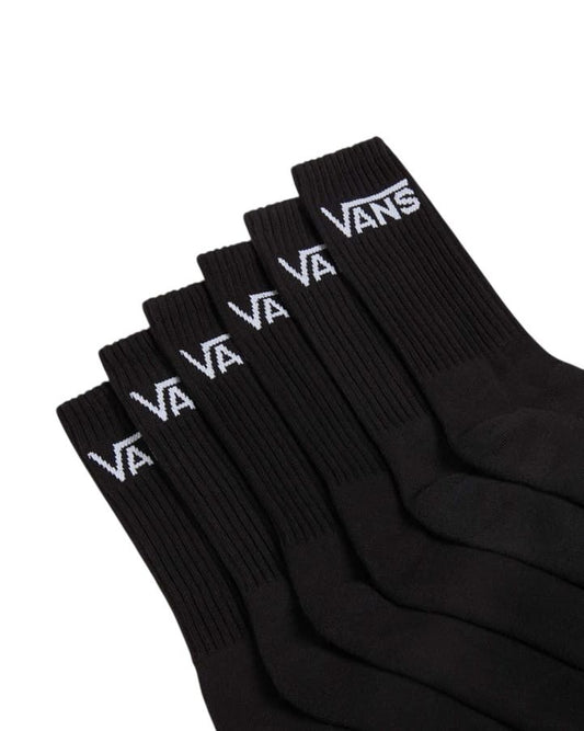 Calzini Vans classic crew black 6 paia - calzino - Vans
