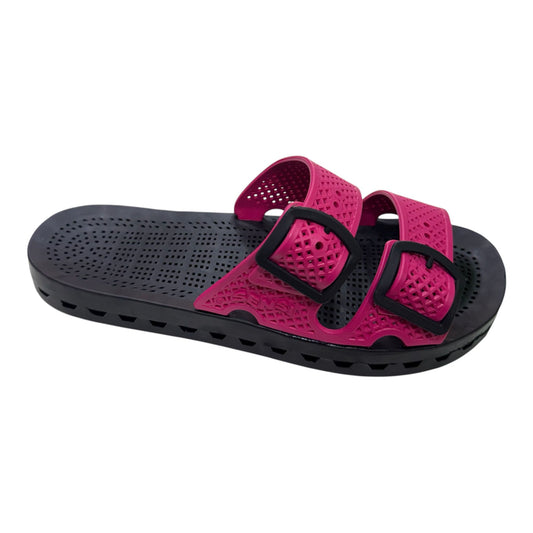 Pantofole Sensi La Jolla Urban Nero Lampone - pantofole - Sensi