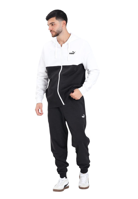 Tuta Puma Full zip White Black - Tute - puma