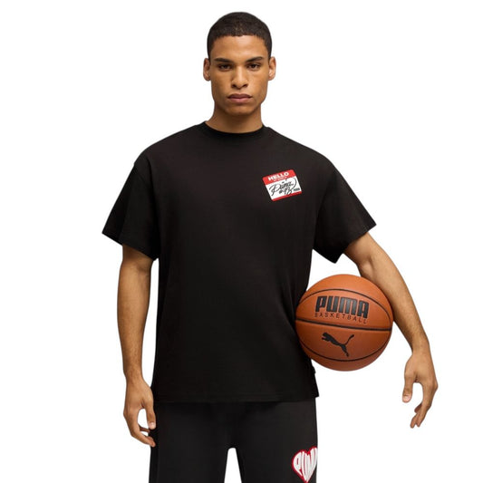 T shirt Puma HooperHotline Tee Black - T-Shirt e Polo - puma