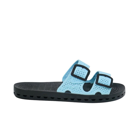 Pantofole Sensi La Jolla Urban Nero Celeste - pantofole - Sensi