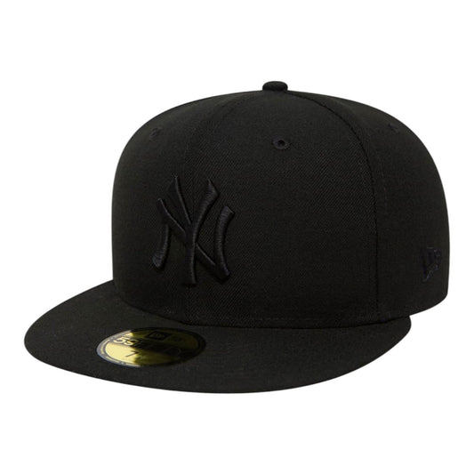 Cappello New Era 59Fitfy Ny Yankees Total Black - Cappelli - New Era