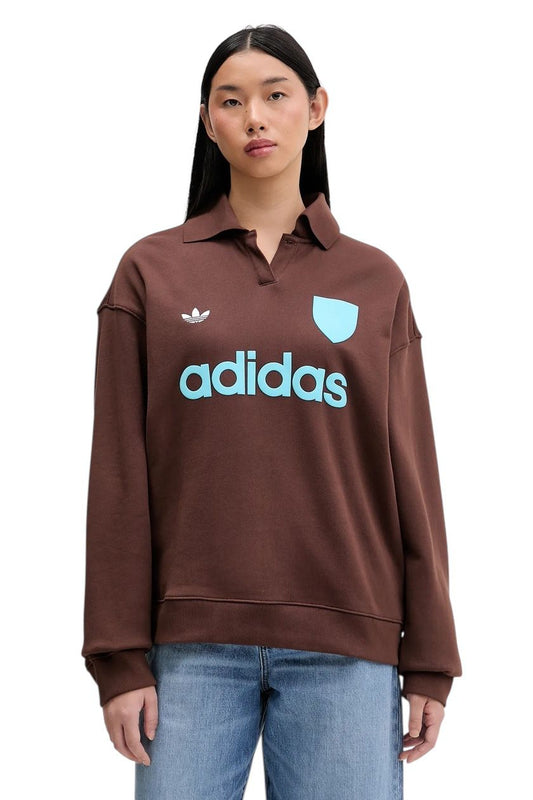Felpa Adidas auburn marrone jz0879 - Felpe - adidas