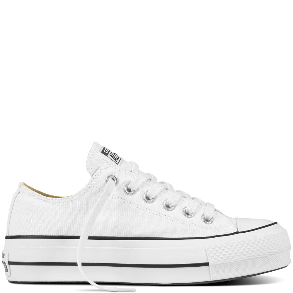 Converse Platform Bianche Basse Lift 560251