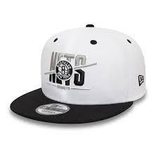 New Era Cap 9FIFTY Brooklyn Nets Crown Bianco - cappello - New Era